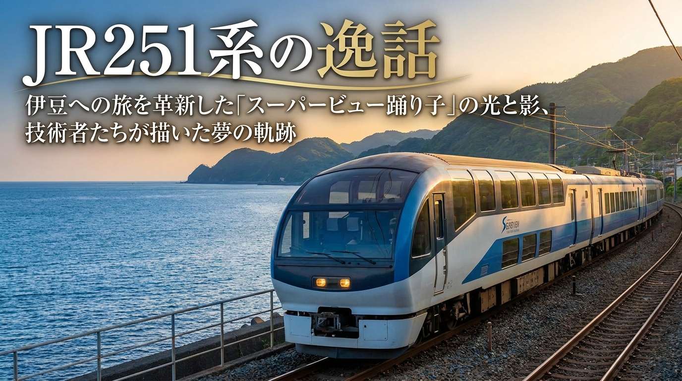 JR251系の逸話：伊豆への旅を革新した「スーパービュー踊り子」の光と影、技術者たちが描いた夢の軌跡