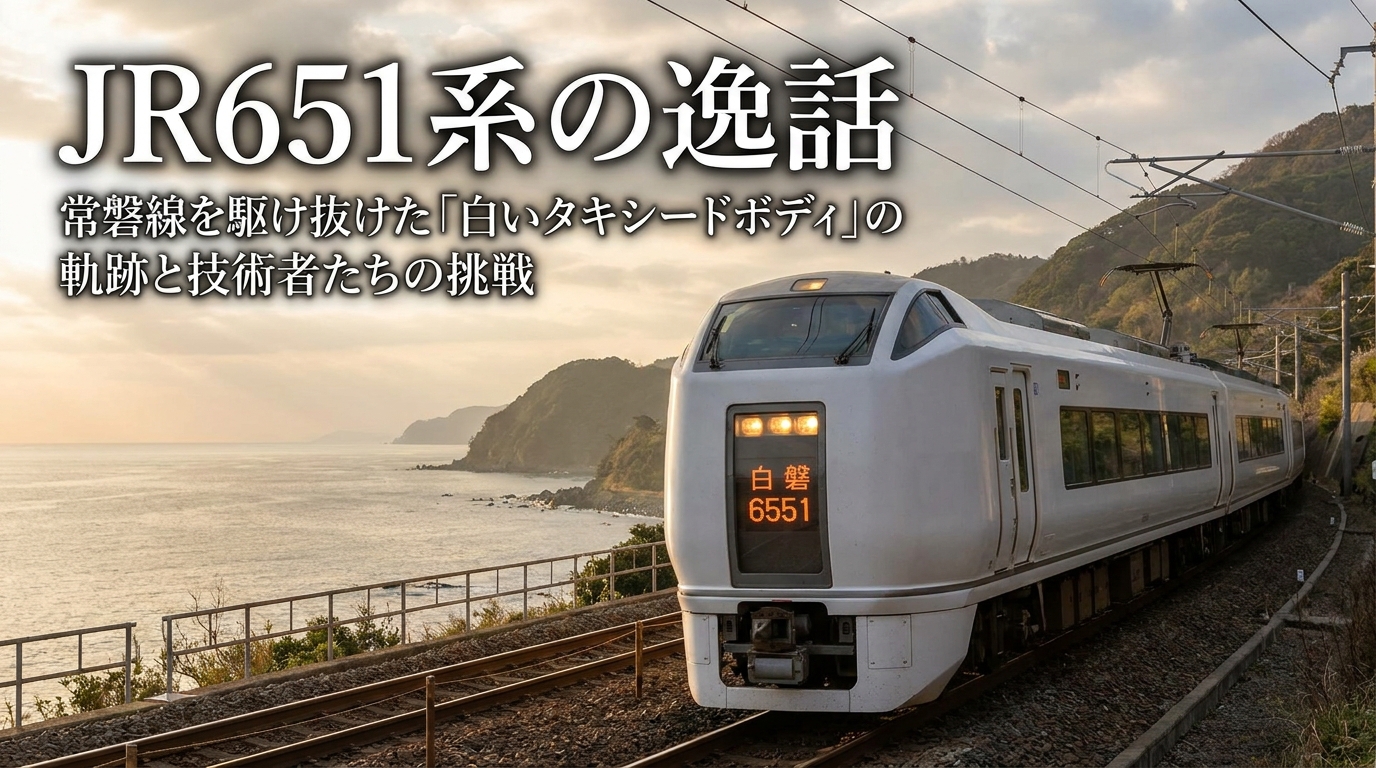 JR651系の逸話:常磐線を駆け抜けた「白いタキシードボディ」の軌跡と技術者たちの挑戦