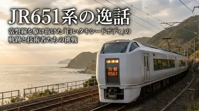 JR651系の逸話：常磐線を駆け抜けた「白いタキシードボディ」の軌跡と技術者たちの挑戦