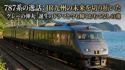787系の逸話：JR九州の未来を切り拓いた「グレーの弾丸」誕生のドラマと今も輝くおもてなしの魂