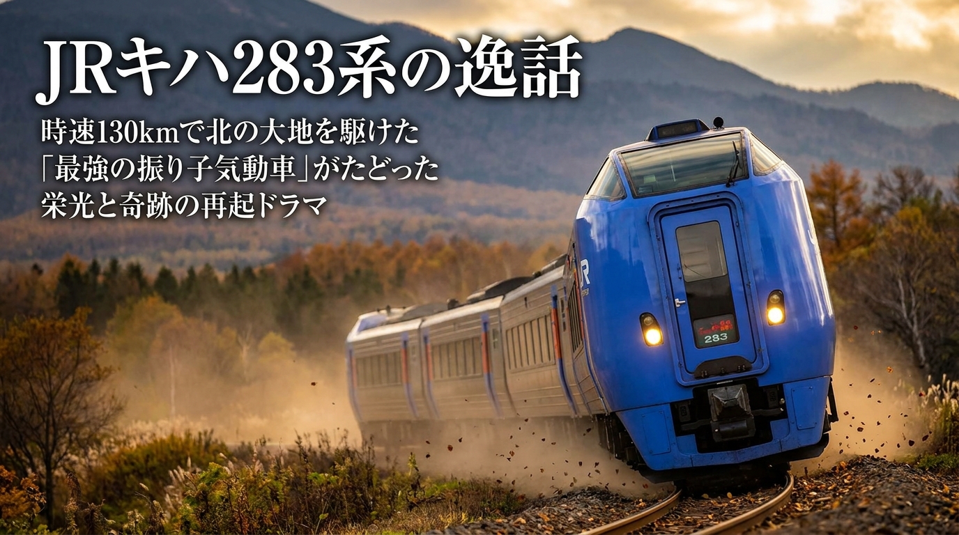 JRキハ283系の逸話:時速130kmで北の大地を駆けた「最強の振り子気動車」がたどった栄光と奇跡の再起ドラマ