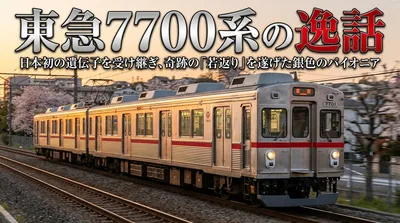 東急7700系の逸話：日本初の遺伝子を受け継ぎ、奇跡の「若返り」を遂げた銀色のパイオニア