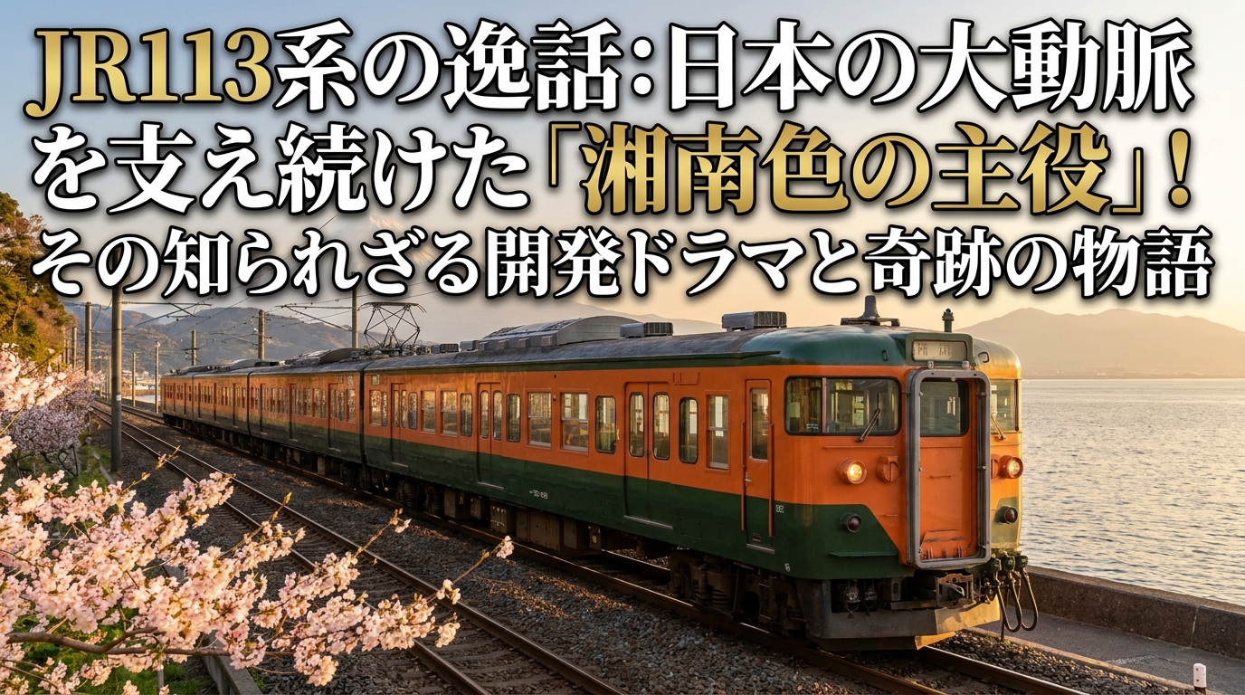 JR113系の逸話：日本の大動脈を支え続けた「湘南色の主役」！その知られざる開発ドラマと奇跡の物語