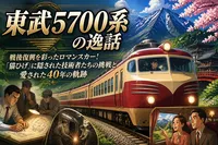東武5700系の逸話：戦後復興を彩ったロマンスカー！「猫ひげ」に隠された技術者たちの挑戦と愛された40年の軌跡