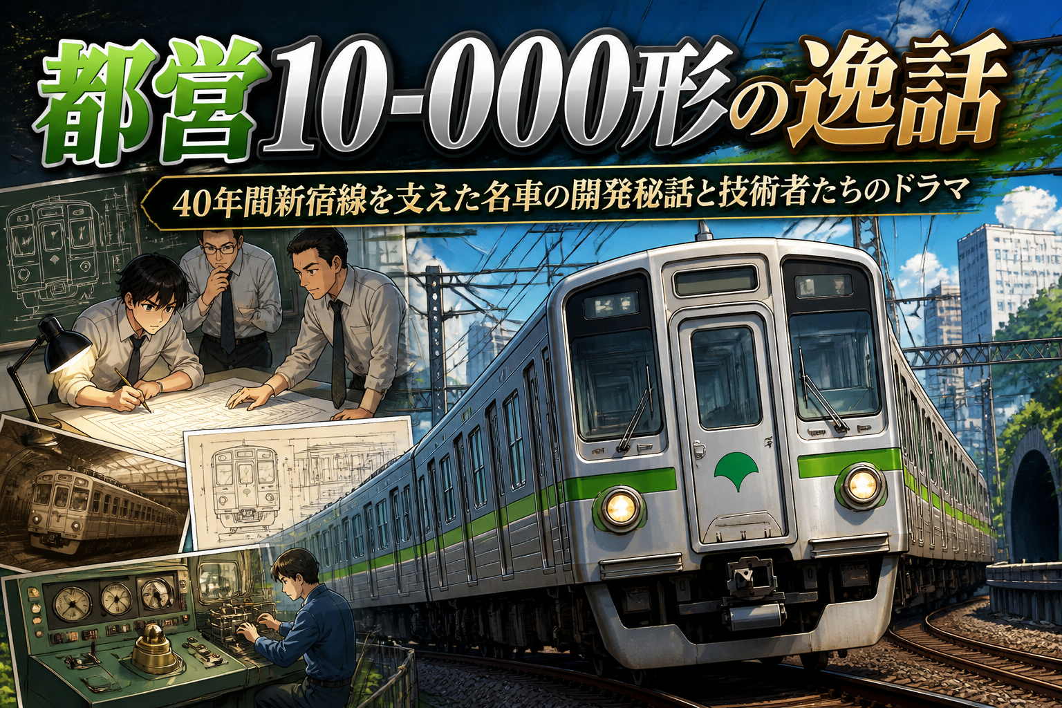 都営10-000形の逸話:40年間新宿線を支えた名車の開発秘話と技術者たちのドラマ