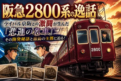 阪急2800系の逸話：ライバル京阪との激闘が生んだ「悲運の名車」その開発秘話と激動の生涯に迫る！