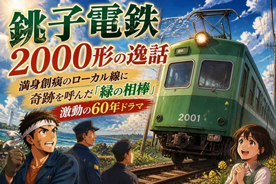 銚子電鉄2000形の逸話：満身創痍のローカル線に奇跡を呼んだ「緑の相棒」激動の60年ドラマ