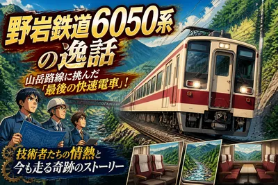 野岩鉄道6050系の逸話：山岳路線に挑んだ「最後の快速電車」！技術者たちの情熱と今も走る奇跡のストーリー