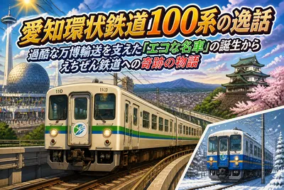 愛知環状鉄道100系の逸話：過酷な万博輸送を支えた「エコな名車」の誕生からえちぜん鉄道への奇跡の物語