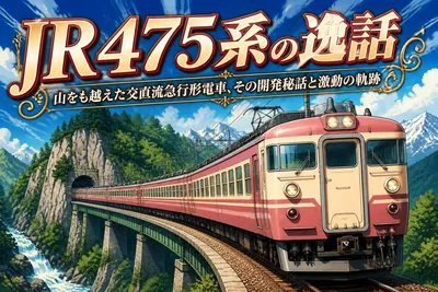 JR475系の逸話：山をも越えた交直流急行形電車、その開発秘話と激動の軌跡