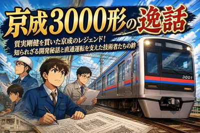 京成3000形の逸話：質実剛健を貫いた京成のレジェンド！知られざる開発秘話と直通運転を支えた技術者たちの絆