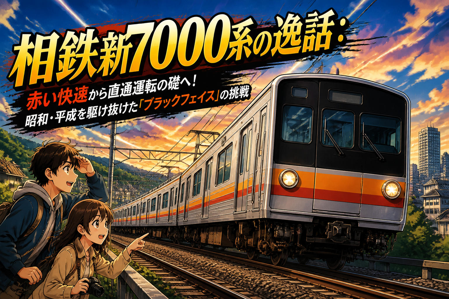 相鉄新7000系の逸話:赤い快速から直通運転の礎へ!昭和・平成を駆け抜けた「ブラックフェイス」の挑戦
