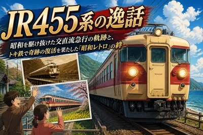 JR455系の逸話：昭和を駆け抜けた交直流急行の軌跡と、トキ鉄で奇跡の復活を果たした「昭和レトロ」の絆