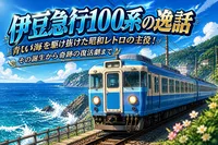 伊豆急行100系の逸話：青い海を駆け抜けた昭和レトロの主役！その誕生から奇跡の復活劇まで