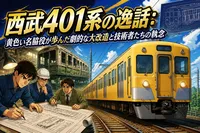 西武401系の逸話：黄色い名脇役が歩んだ劇的な大改造と技術者たちの執念