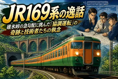 JR169系の逸話：碓氷峠の急勾配に挑んだ「協調運転」の奇跡と技術者たちの執念