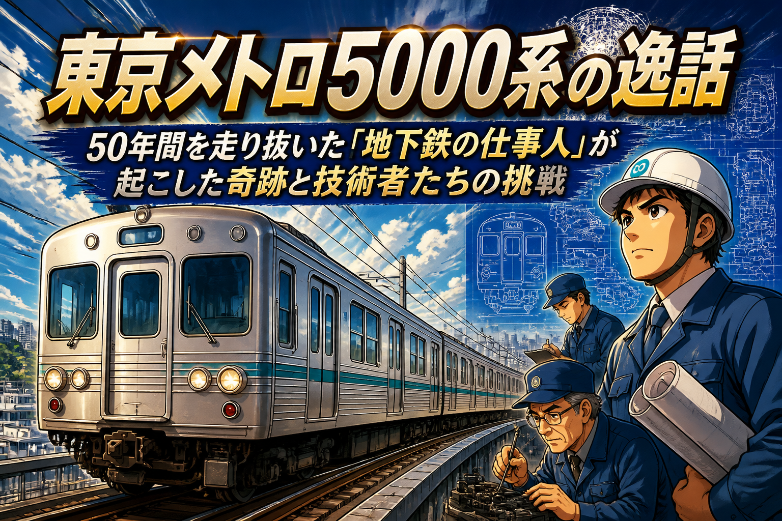 東京メトロ5000系の逸話:50年間を走り抜いた「地下鉄の仕事人」が起こした奇跡と技術者たちの挑戦