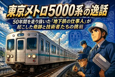 東京メトロ（営団）5000系の逸話：50年間を走り抜いた「地下鉄の仕事人」が起こした奇跡と技術者たちの挑戦