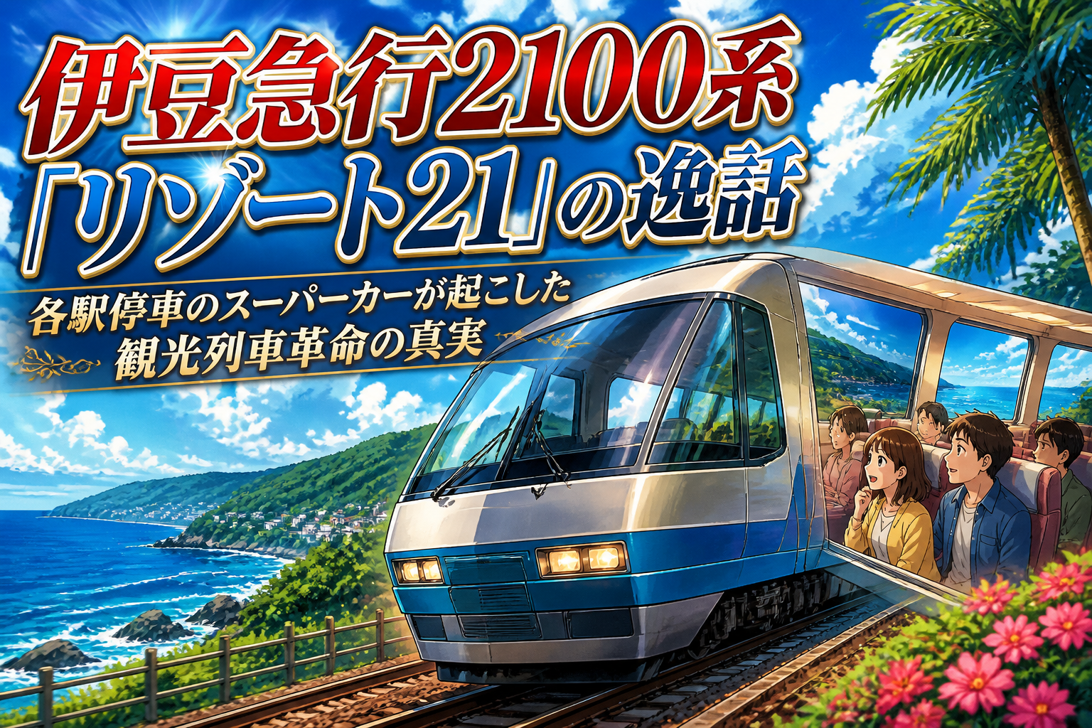 伊豆急行2100系「リゾート21」の逸話:各駅停車のスーパーカーが起こした観光列車革命の真実
