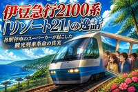 伊豆急行2100系「リゾート21」の逸話：各駅停車のスーパーカーが起こした観光列車革命の真実