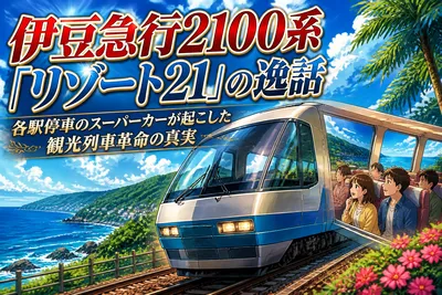 伊豆急行2100系「リゾート21」の逸話：各駅停車のスーパーカーが起こした観光列車革命の真実