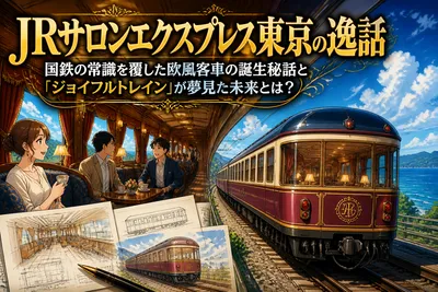 JRサロンエクスプレス東京の逸話：国鉄の常識を覆した欧風客車の誕生秘話と「ジョイフルトレイン」が夢見た未来とは？