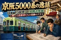 京阪5000系の逸話：日本初「5扉車」と「昇降式座席」に挑んだ技術者たちの奇跡のドラマ