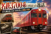 名鉄3700系（2代目）の逸話：古き心臓を宿した赤い名車が歩んだ波乱の生涯