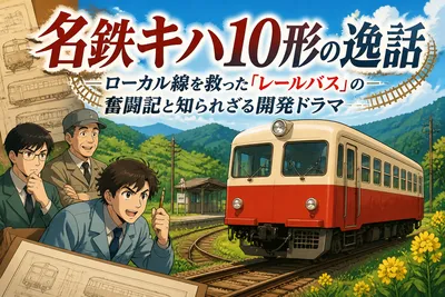 名鉄キハ10形の逸話：ローカル線を救った「レールバス」の奮闘記と知られざる開発ドラマ