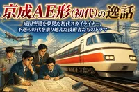 京成AE形（初代）の逸話：成田空港を夢見た初代スカイライナー、不遇の時代を乗り越えた技術者たちのドラマ