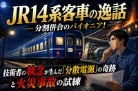 JR14系客車の逸話：分割併合のパイオニア！技術者の執念が生んだ「分散電源」の奇跡と火災事故の試練