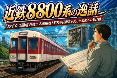 近鉄8800系の逸話：わずか2編成の省エネ先駆者！昭和の技術者が託した未来への架け橋