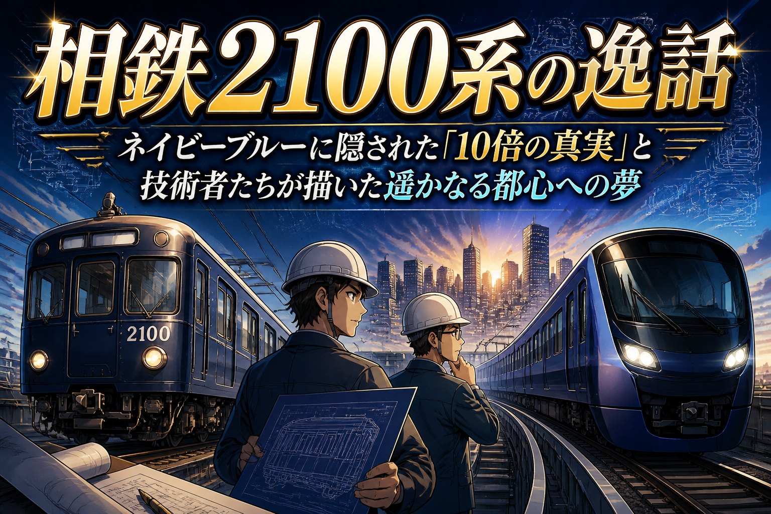 相鉄2100系の逸話：ネイビーブルーに隠された「10倍の真実」と技術者たちが描いた遥かなる都心への夢