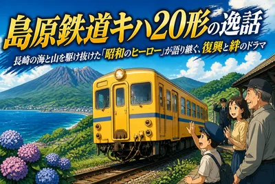 島原鉄道キハ20形の逸話：長崎の海と山を駆け抜けた「昭和のヒーロー」が語り継ぐ、復興と絆のドラマ