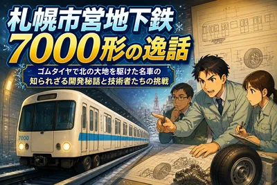 札幌市営地下鉄7000形の逸話：ゴムタイヤで北の大地を駆けた名車の知られざる開発秘話と技術者たちの挑戦