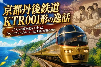 京都丹後鉄道KTR001形の逸話：バブルの夢を乗せて走った「タンゴエクスプローラー」の奇跡と情熱の物語