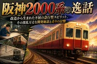阪神2000系の逸話：改造から生まれた不屈の急行型スピリット、その波乱万丈な開発秘話と走りの記憶