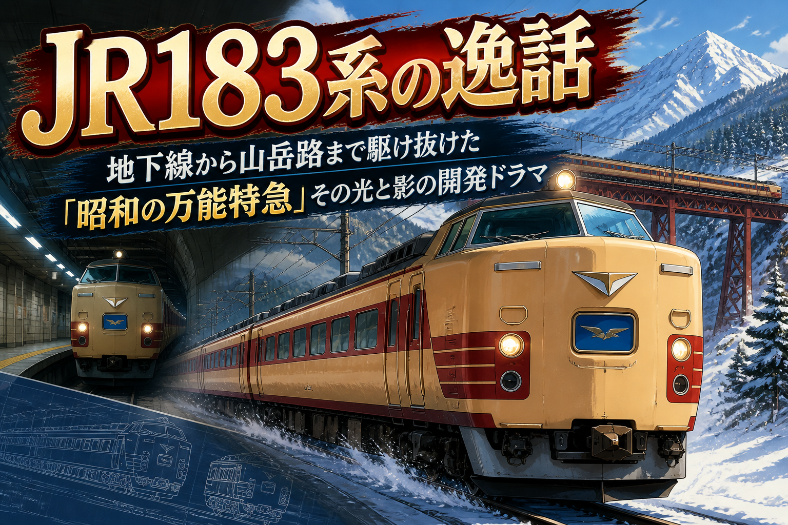 JR183系の逸話：地下線から山岳路まで駆け抜けた「昭和の万能特急」その光と影の開発ドラマ
