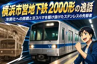 横浜市営地下鉄2000形の逸話：冷房化への挑戦とヨコハマを駆け抜けたステンレスの先駆者